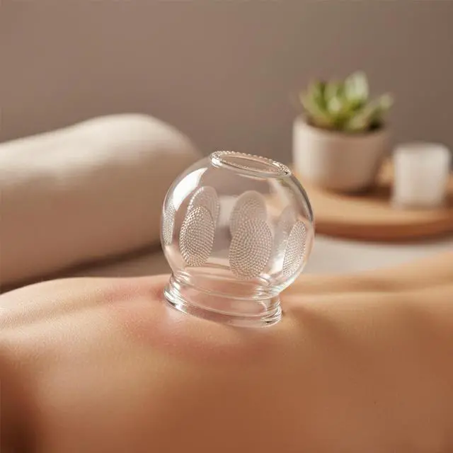 Alt view image 7 of 7 - Royal Massage Fire Cupping Glass Jars  Traditional Chinese Therapy Massage & Acupuncture Vacuum Pressure Cups  Durable Thick Glass for Professional or Home Use (#5)