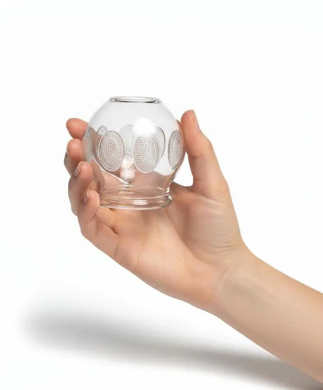 Alt view image 3 of 7 - Royal Massage Fire Cupping Glass Jars  Traditional Chinese Therapy Massage & Acupuncture Vacuum Pressure Cups  Durable Thick Glass for Professional or Home Use (#2 - Set of 24)