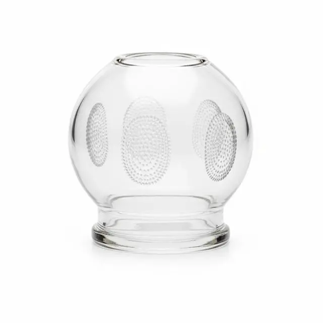 Alt view image 7 of 7 - Royal Massage Fire Cupping Glass Jars  Traditional Chinese Therapy Massage & Acupuncture Vacuum Pressure Cups  Durable Thick Glass for Professional or Home Use (#2 - Set of 24)