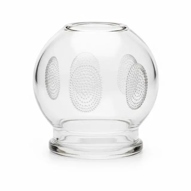 Main image of Royal Massage Fire Cupping Glass Jars  Traditional Chinese Therapy Massage & Acupuncture Vacuum Pressure Cups  Durable Thick Glass for Professional or Home Use (#3)