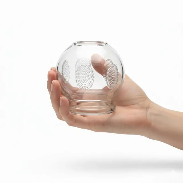 Alt view image 6 of 7 - Royal Massage Fire Cupping Glass Jars  Traditional Chinese Therapy Massage & Acupuncture Vacuum Pressure Cups  Durable Thick Glass for Professional or Home Use (#4 - Set of 15)