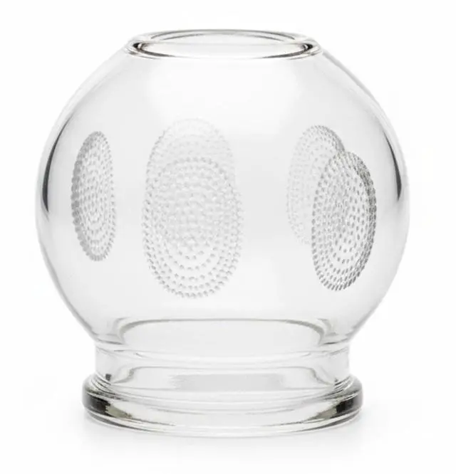 Main image of Royal Massage Fire Cupping Glass Jars  Traditional Chinese Therapy Massage & Acupuncture Vacuum Pressure Cups  Durable Thick Glass for Professional or Home Use (#5)