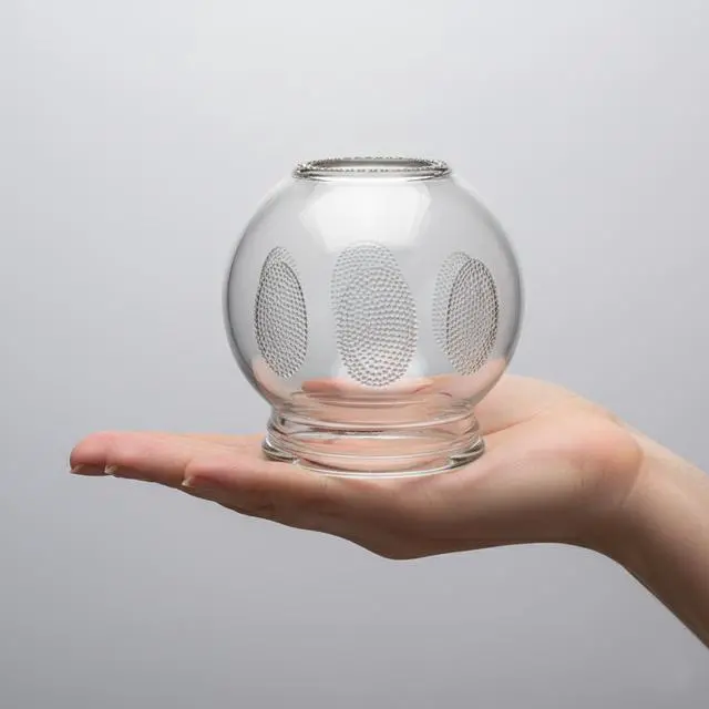 Alt view image 2 of 7 - Royal Massage Fire Cupping Glass Jars  Traditional Chinese Therapy Massage & Acupuncture Vacuum Pressure Cups  Durable Thick Glass for Professional or Home Use (#5)