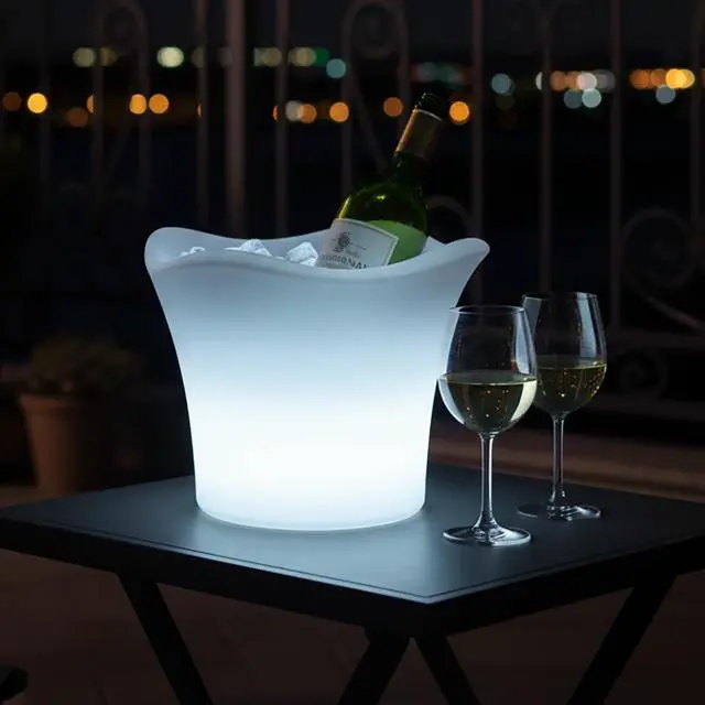 Main image of Modern Home LED Glowing Ice Bucket w/Infrared Remote Control