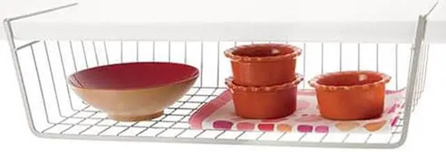 Alt view image 2 of 2 - Modern Home Set of 4 Cabinet Wire Hanging Basket Shelves