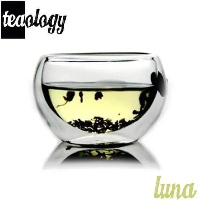 Alt view image 2 of 4 - Set of 8 Teaology Luna Double Wall Borosilicate Tea/Espresso Cups
