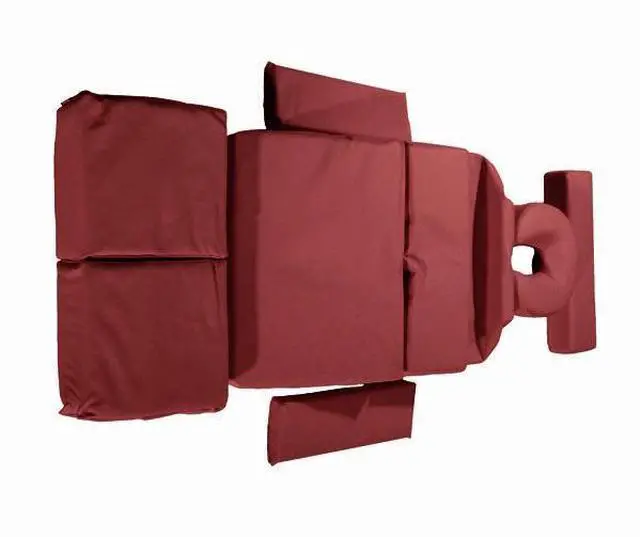 Alt view image 3 of 6 - Royal Massage Deluxe 10pc Prenatal Pregnancy Comfort Cushion Set - Massage Therapy for Pregnant Women (Burgundy)