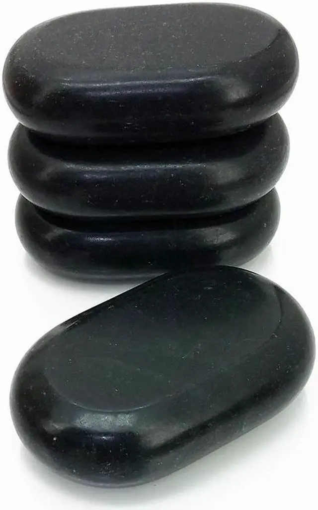 Alt view image 2 of 6 - Royal Massage 4pc X-Large Basalt Hot Stone Set D