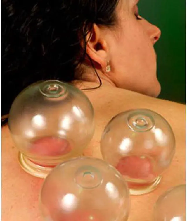 Alt view image 4 of 7 - Royal Massage Glass Fire Cupping Jars Thick Glass Cupping Set 4 Sizes Vacuum Cupping Glass Fire Cupping Jars with Finger Grips (#4 - Set of 15)
