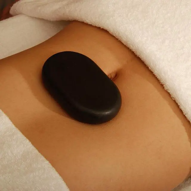 Alt view image 5 of 6 - Royal Massage 4pc X-Large Basalt Hot Stone Set D