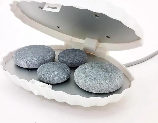 Alt view image 7 of 7 - Royal Massage Clamshell Hot Stone Heater w/4 Hot Rocks