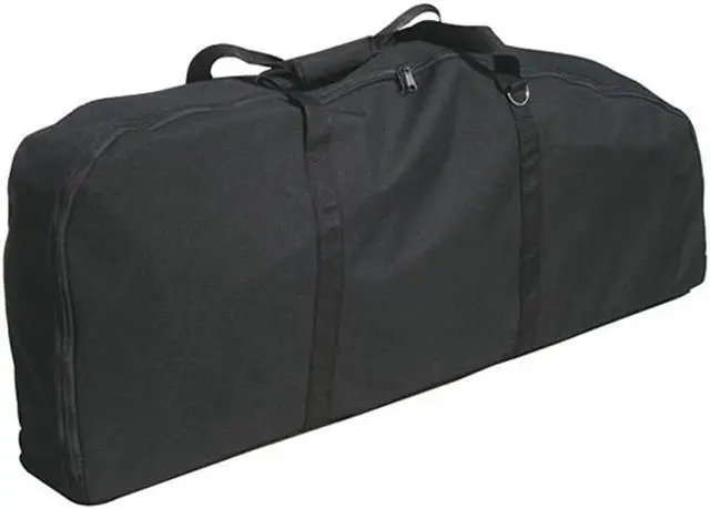 Alt view image 4 of 5 - Ataraxia Deluxe Portable Folding Massage Chair w/Carry Case & Strap - Charcoal Black