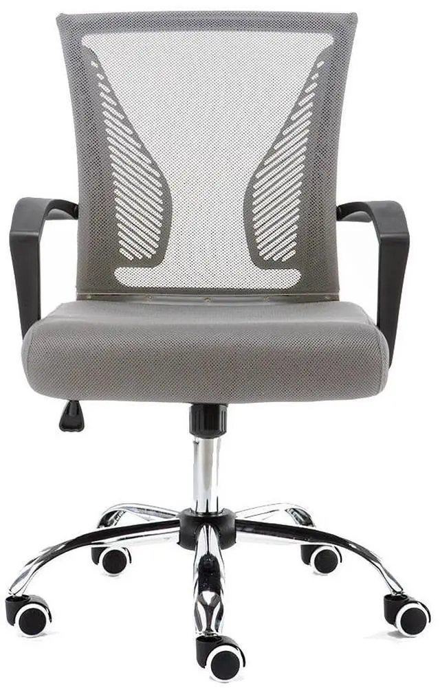 Alt view image 2 of 7 - Modern Home Zuna Mid-Back Office Chair - Black/Gray