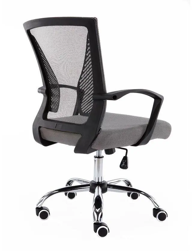 Alt view image 4 of 7 - Modern Home Zuna Mid-Back Office Chair - Black/Gray