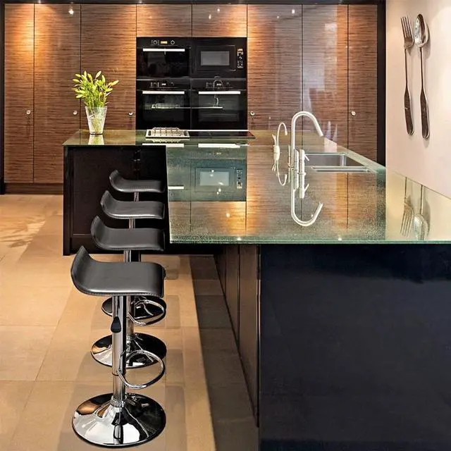 Alt view image 6 of 8 - Modern Home Sigma Contemporary "Leather" Adjustable Height Barstool