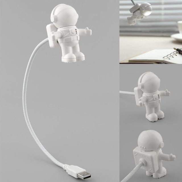 Alt view image 4 of 4 - Modern Home USB Astronaut Space Light