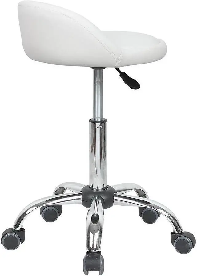 Alt view image 2 of 5 - Juno Adjustable Height Massage Stool w/Wheels