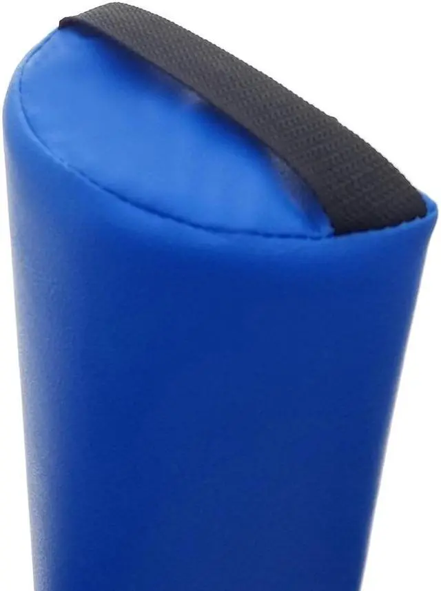 Alt view image 3 of 6 - 6" Diameter Deluxe Oversized Massage Table 25" Half Bolster - Royal Blue