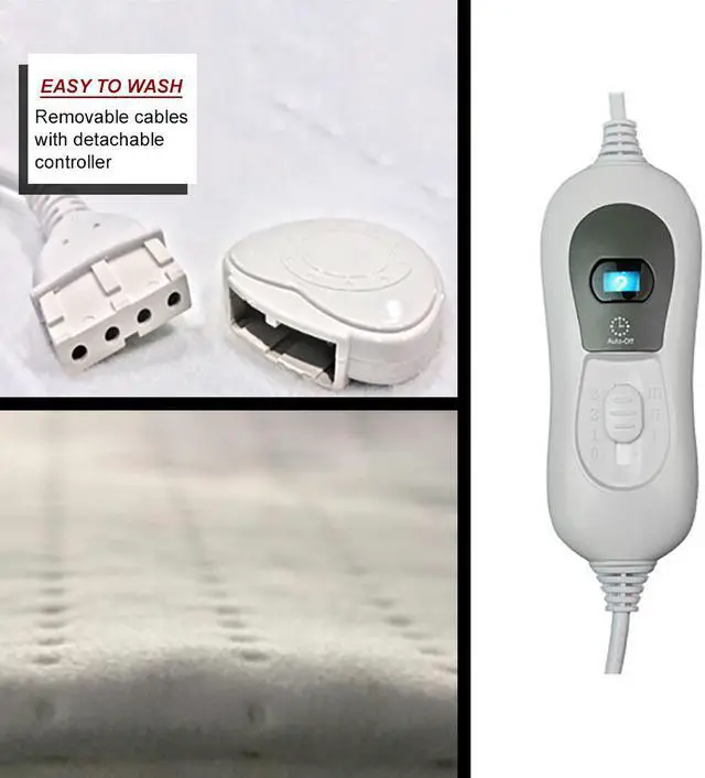 Alt view image 2 of 4 - EMBERsoft ESUB30 Deluxe Electric Massage Table Warmer Pad/Bed Under Blanket