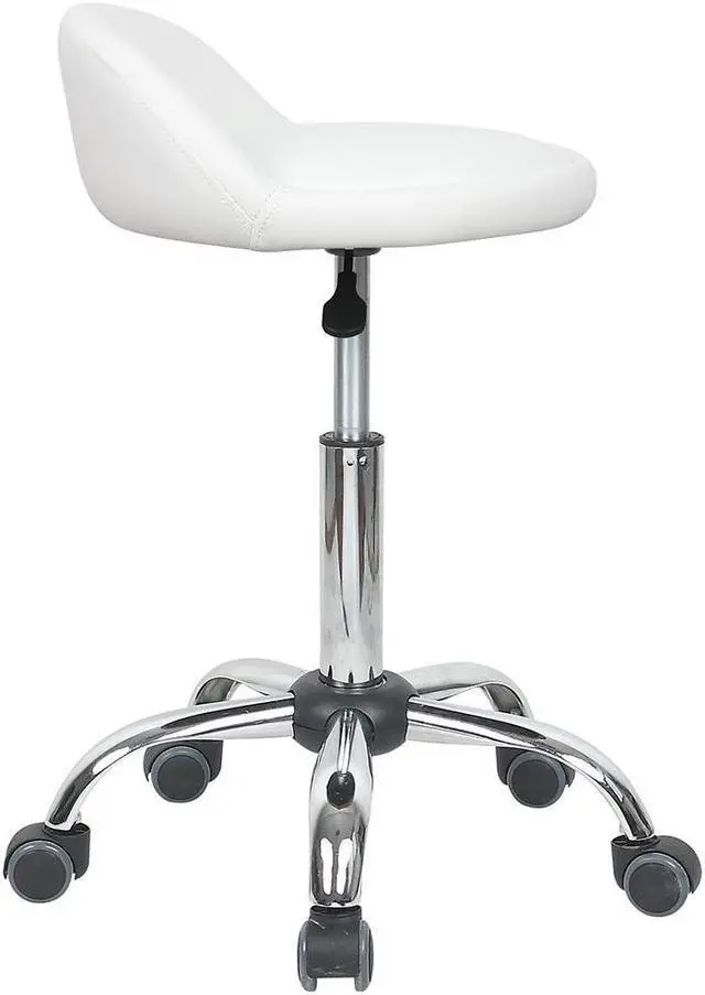 Alt view image 3 of 5 - Juno Adjustable Height Massage Stool w/Wheels