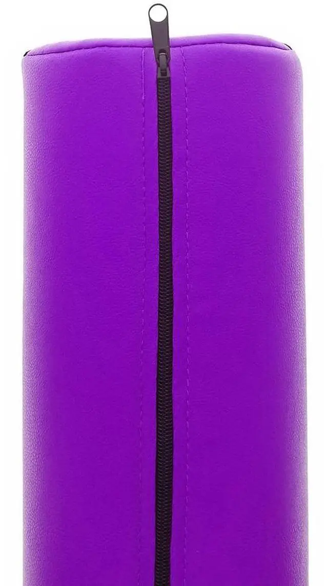 Alt view image 2 of 4 - 6" Diameter Deluxe Oversized Massage Table 25" Full Bolster - Purple