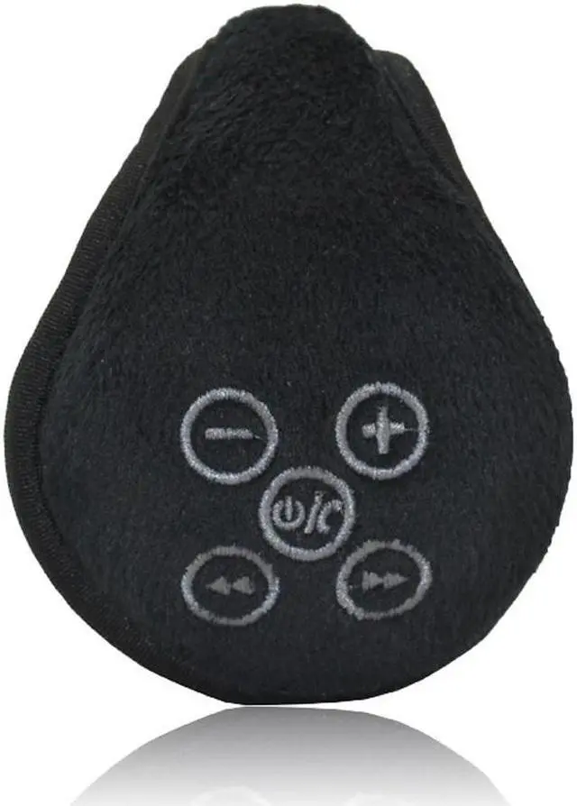 Main image of Bluetooth Wireless Headphone Fleece Earmuffs - Black