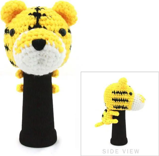 Main image of StitchHead Hand Stitched Yarn Animal Driver/Wood Head Cover (Tiger)
