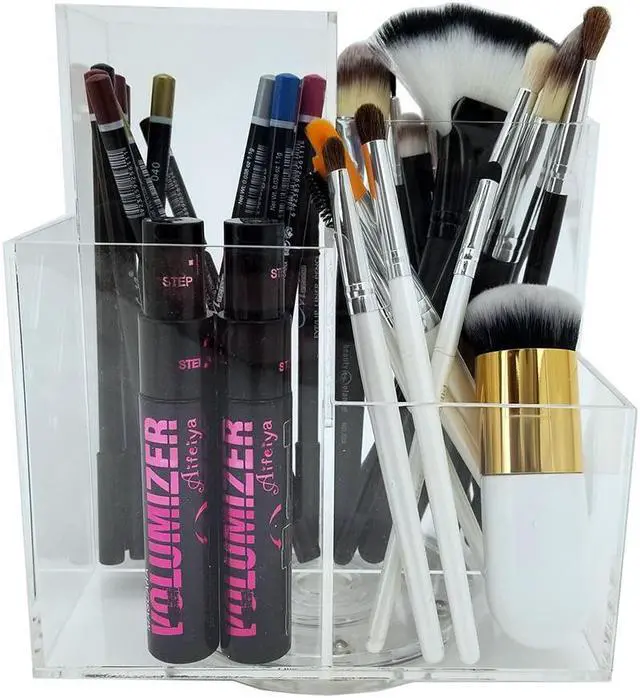 Alt view image 4 of 5 - OnDisplay Sky Rotating Acrylic Cosmetic/Makeup Organizer Tray
