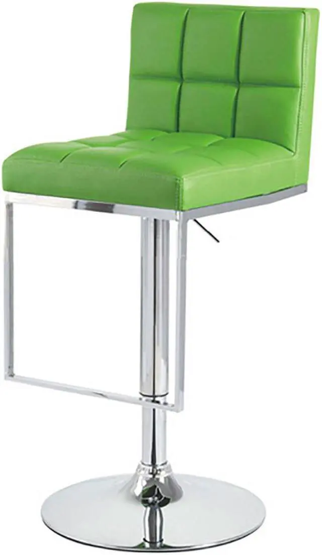 Main image of Set of 4 Modern Home Alex Contemporary Adjustable Height Counter/Bar Stool (Lime Green)