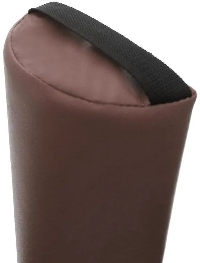 Alt view image 3 of 6 - 6" Diameter Deluxe Oversized Massage Table 25" Half Bolster - Espresso
