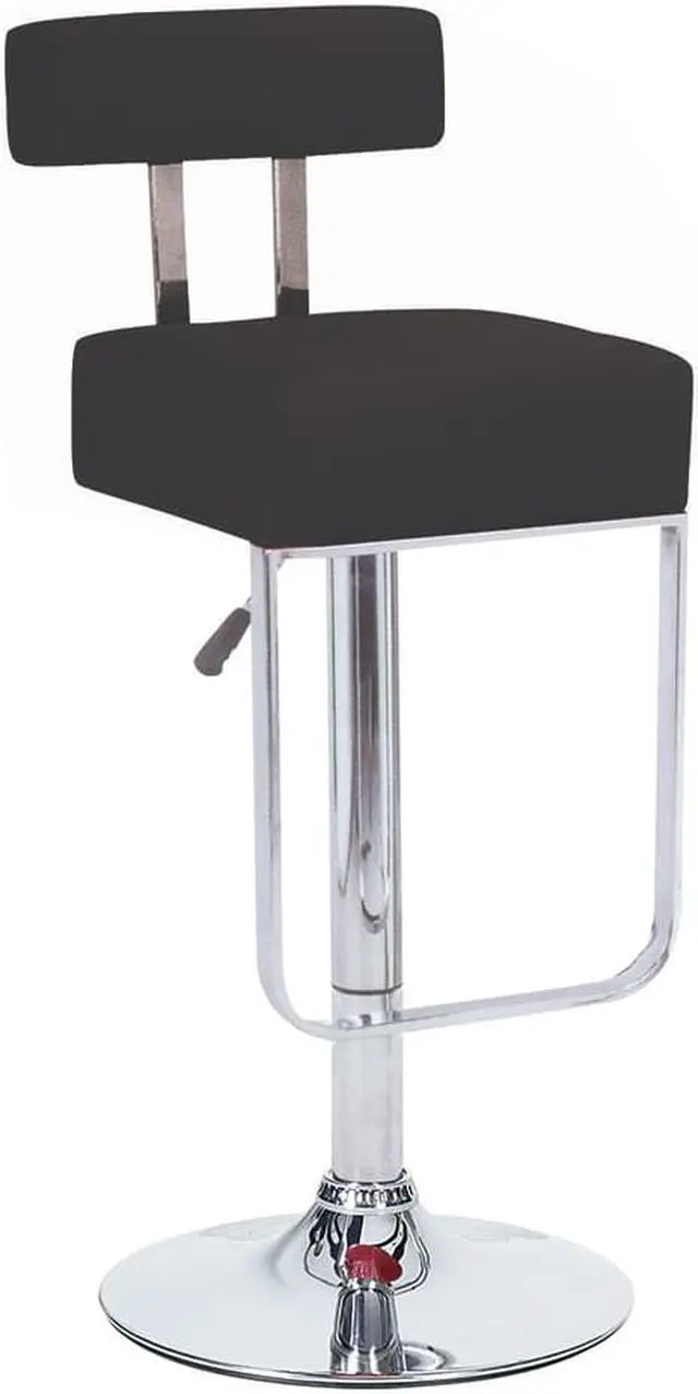 Main image of Set of 2 Modern Home Blok Contemporary Adjustable Height Counter/Bar Stool (Black Licorice)
