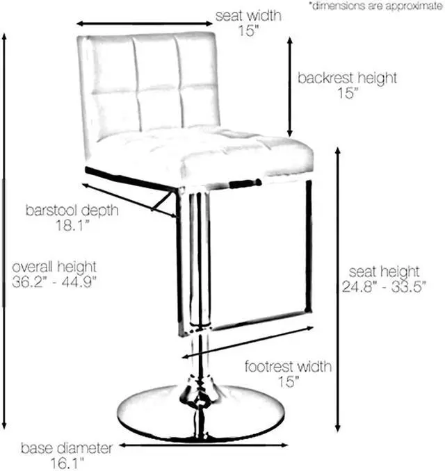 Alt view image 2 of 3 - Set of 4 Modern Home Alex Contemporary Adjustable Height Counter/Bar Stool (Lime Green)