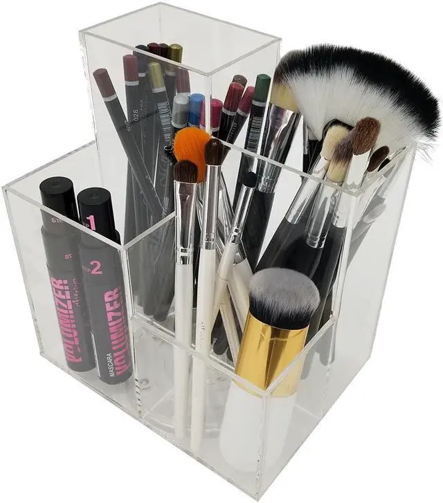 Alt view image 3 of 5 - OnDisplay Sky Rotating Acrylic Cosmetic/Makeup Organizer Tray