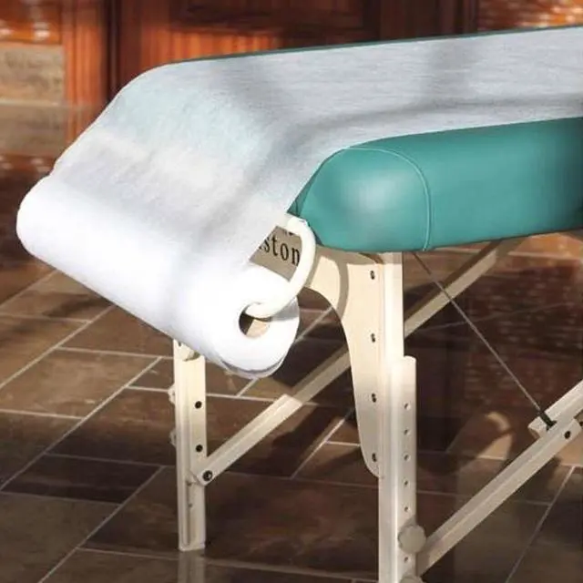 Alt view image 3 of 10 - Royal Massage Ultra-Soft Non-Woven 23.5 in Wide Disposable Massage Table Cover Rolls (44 Meters - 10 Roll Pack)