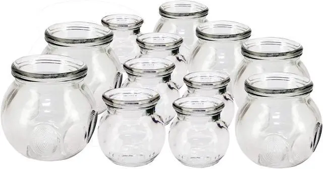 Main image of Royal Massage 12pc Fire Glass Cupping Jar Set