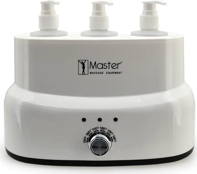 Alt view image 2 of 9 - Master Massage 3 Bottle Oil/Lotion Bottle Warmer w/Auto-Temperature