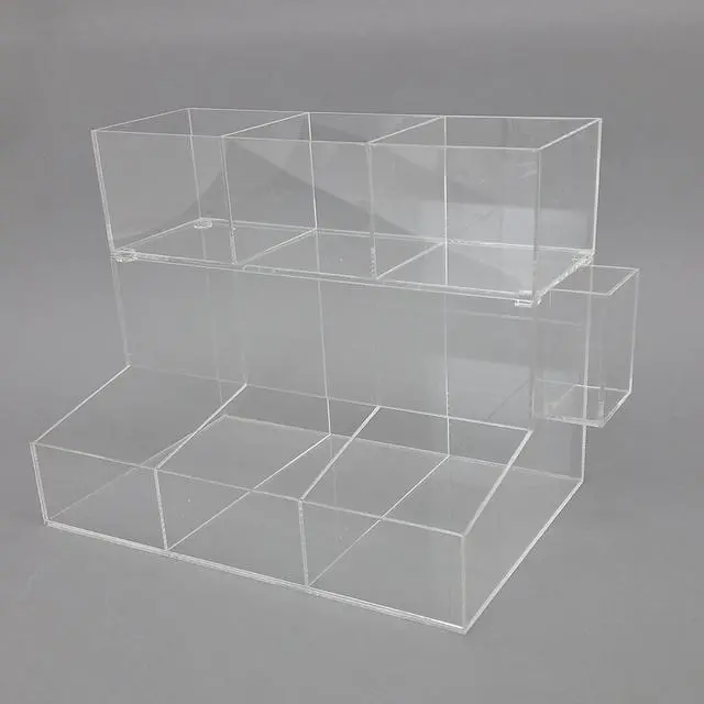 Alt view image 2 of 3 - OnDisplay Acrylic Sugar/Creamer Station with Removable Top Tier