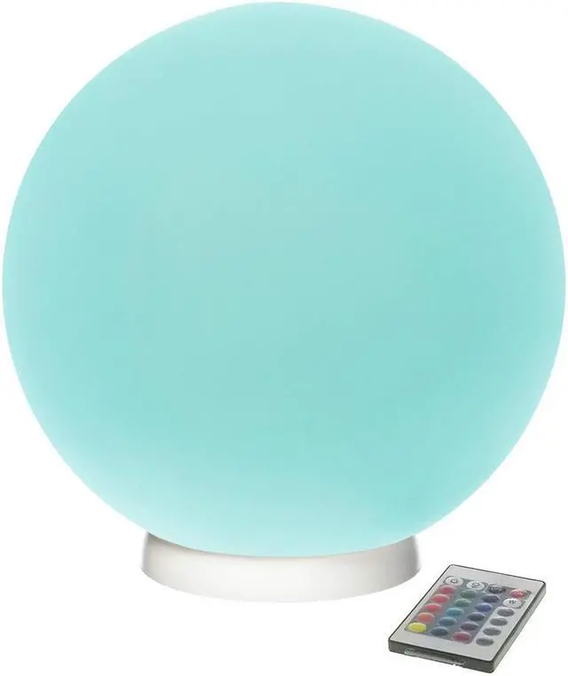 Main image of Modern Home Deluxe Floating LED Glowing Sphere w/Infrared Remote Control (14")