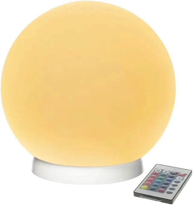 Main image of Modern Home Deluxe Floating LED Glowing Sphere w/Infrared Remote Control (8")