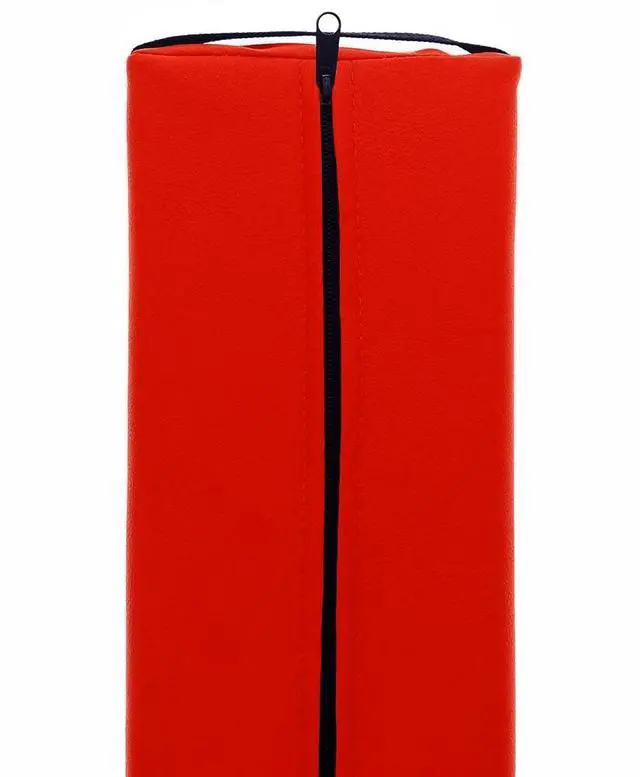 Alt view image 2 of 6 - 6" Diameter Deluxe Oversized Massage Table 25" Half Bolster - Red