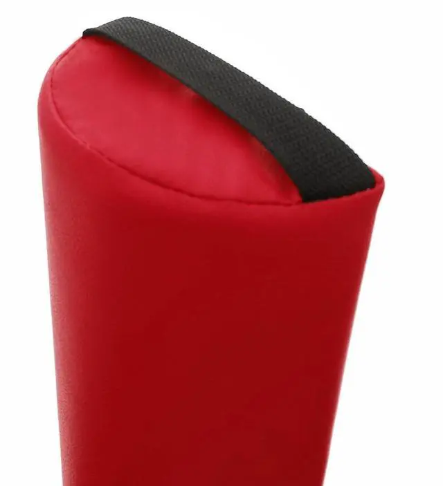 Alt view image 3 of 6 - 6" Diameter Deluxe Oversized Massage Table 25" Half Bolster - Red