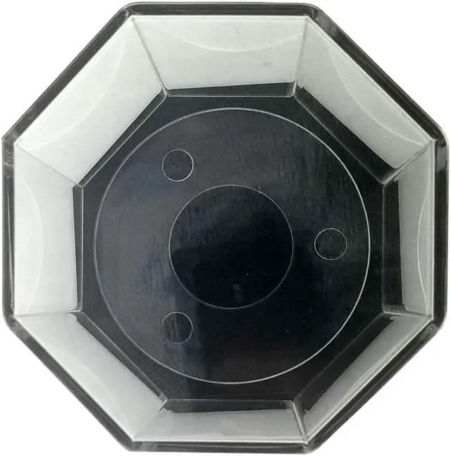 Alt view image 4 of 4 - OnDisplay Deluxe UV-Protected Baseball/Tennis/Softball Display Case - Octagon Black Base