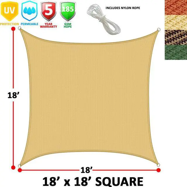 Main image of Modern Home Sail Shade Square (18' Sides)