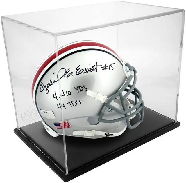 Alt view image 2 of 6 - OnDisplay Deluxe UV-Protected Mini Football Helmet Display Case