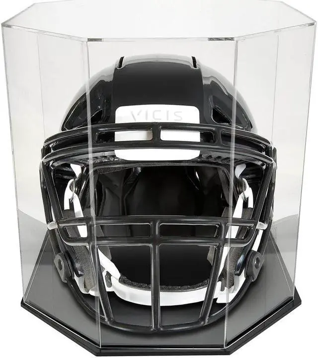 Alt view image 5 of 7 - OnDisplay Deluxe UV-Protected Standard Football/Baseball Helmet Display Case