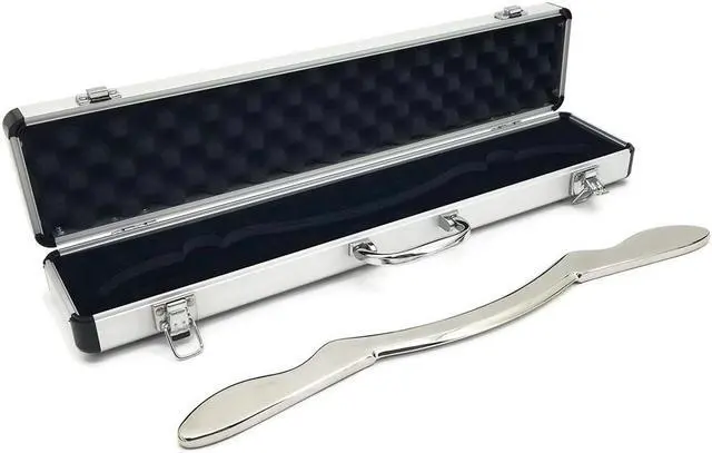 Alt view image 4 of 7 - Royal Massage Stainless Steel IASTM Gua Sha Scraping Massage Tool - Soft Tissue Mobilization Long Bar