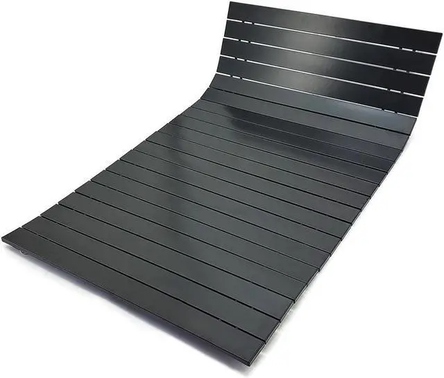 Alt view image 5 of 7 - GoTEAM! Portable Heavy Duty Aluminum Roll-Top Table (Large)