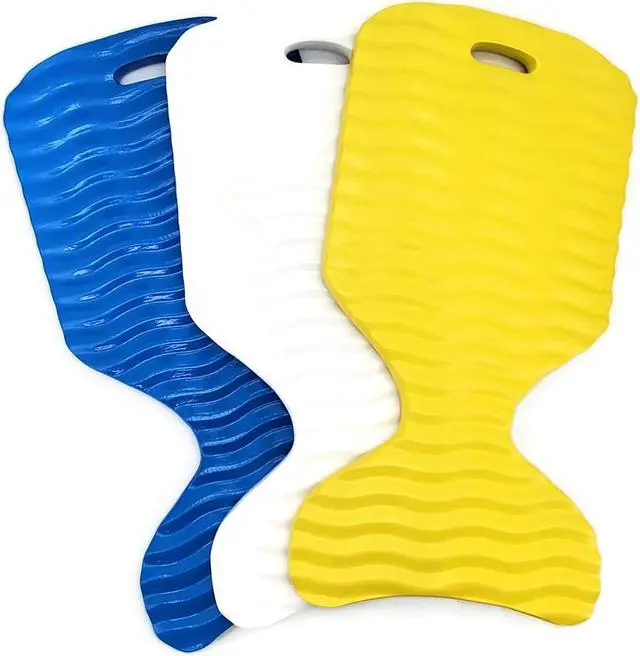 Alt view image 4 of 4 - California Sun Deluxe Unsinkable Ultra Soft Foam Cushion Pool Whale Tail Chair (Lemonade)