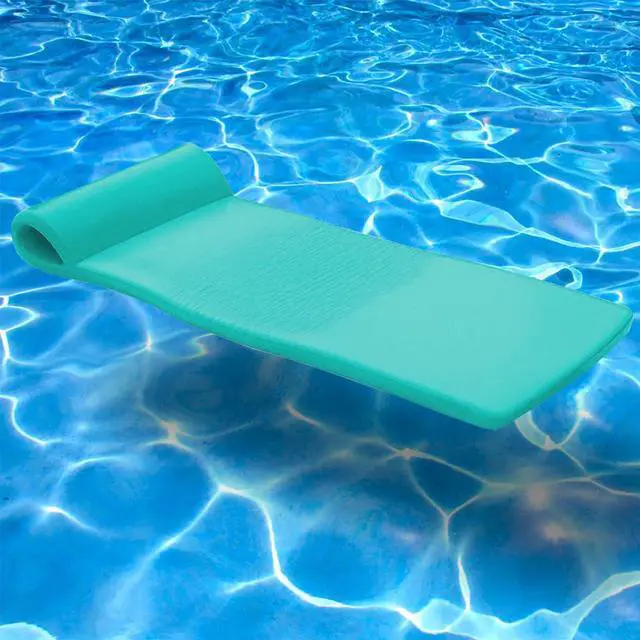 Alt view image 3 of 12 - Vandue Oversized Unsinkable Foam Cushion Pool Float (Aquamarine)