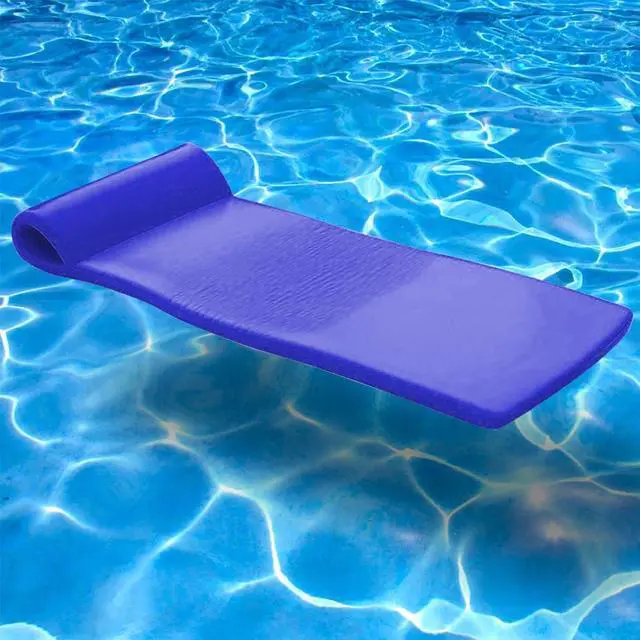 Alt view image 3 of 6 - Vandue Oversized Unsinkable Foam Cushion Pool Float (Ocean Blue)